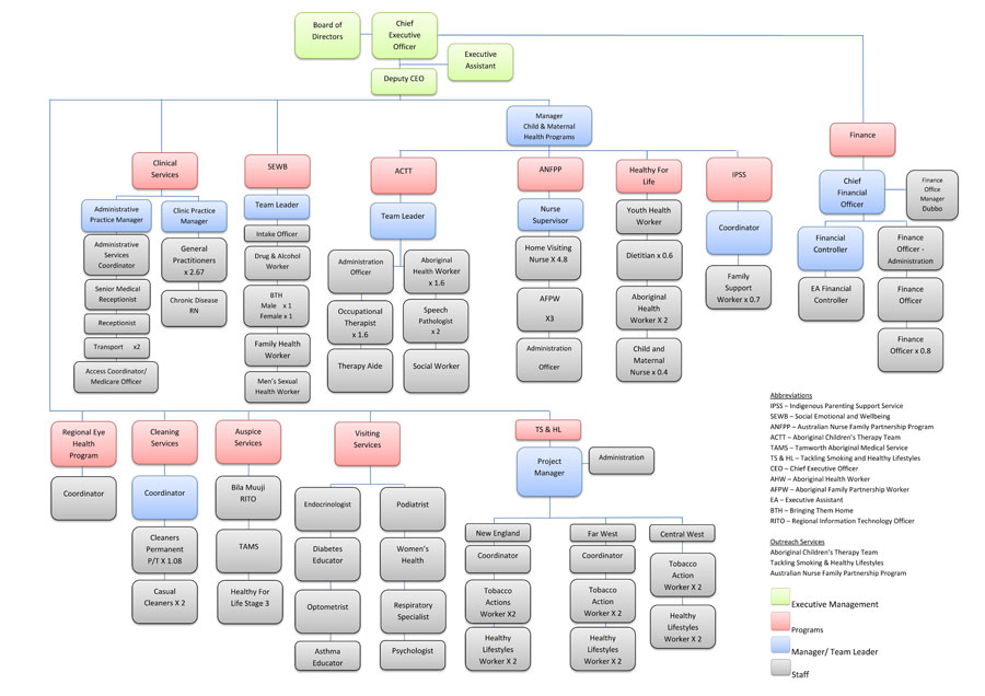 WACHS - Organisational Chart